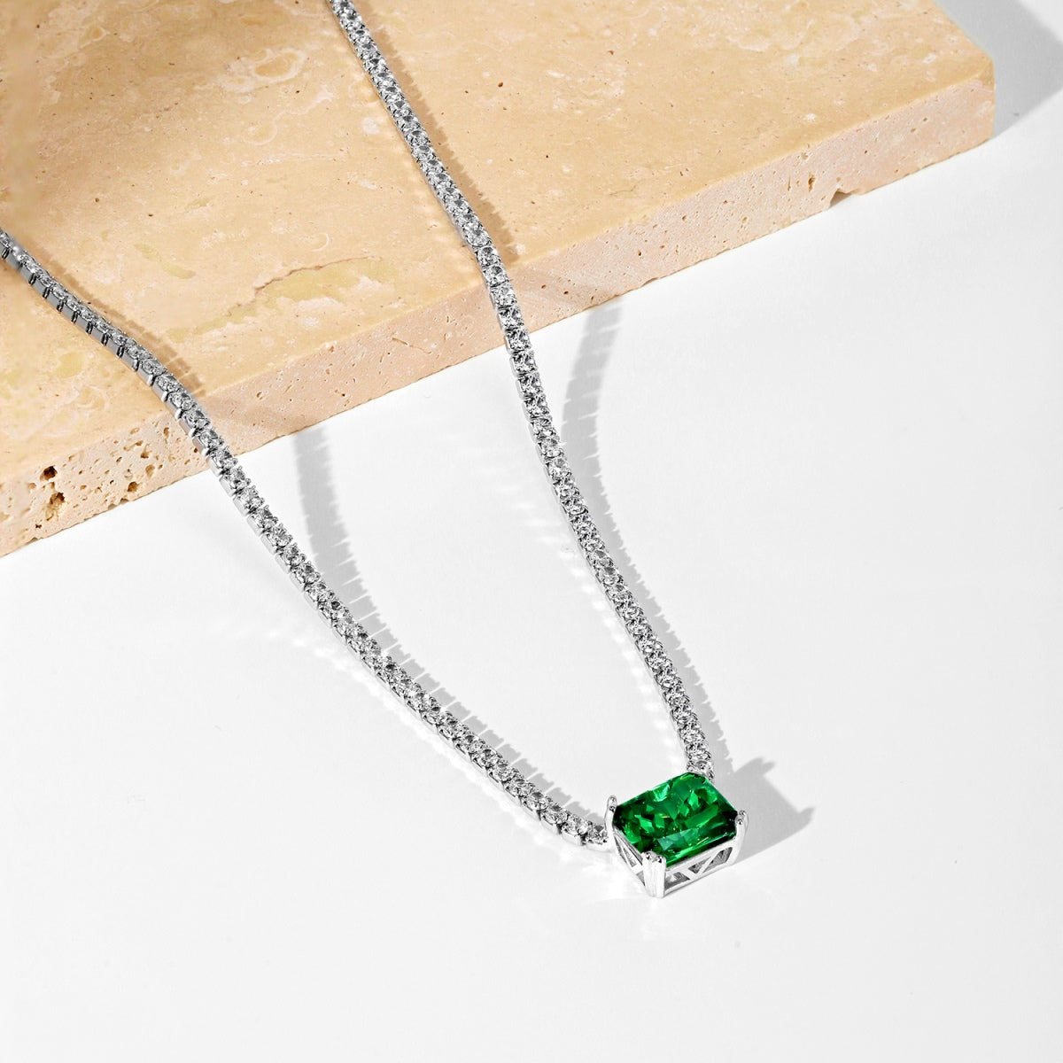 [Love More]4.0 Carat Elegant Radiant Cut Necklace