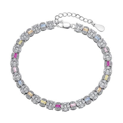 [Love More]Dazzling Radiant Multi Cut Daily Bracelet
