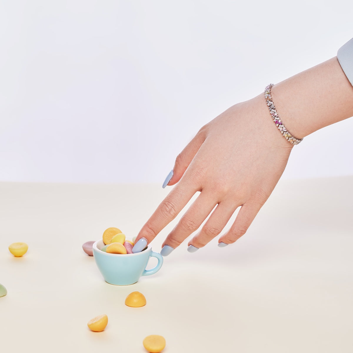 [Love More]Dazzling Unique Multi Shape Daily Bracelet