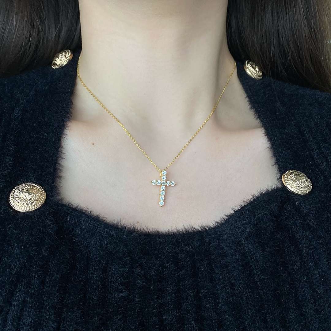 [Love More]Unique Cross Shape Necklace