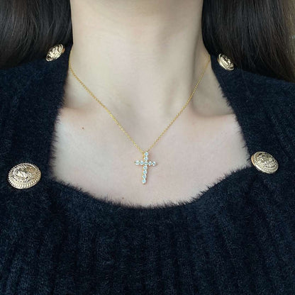 [Love More]Unique Cross Shape Necklace