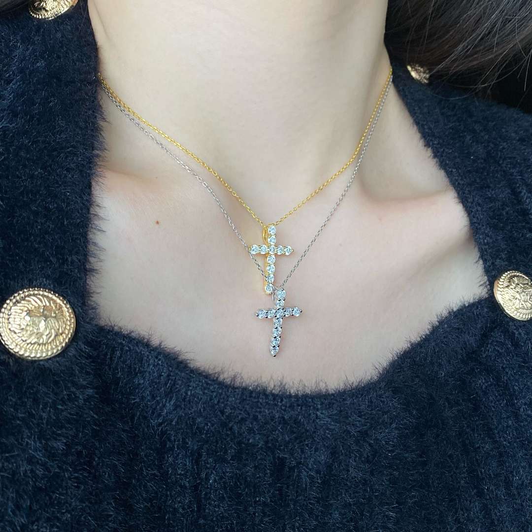[Love More]Unique Cross Shape Necklace