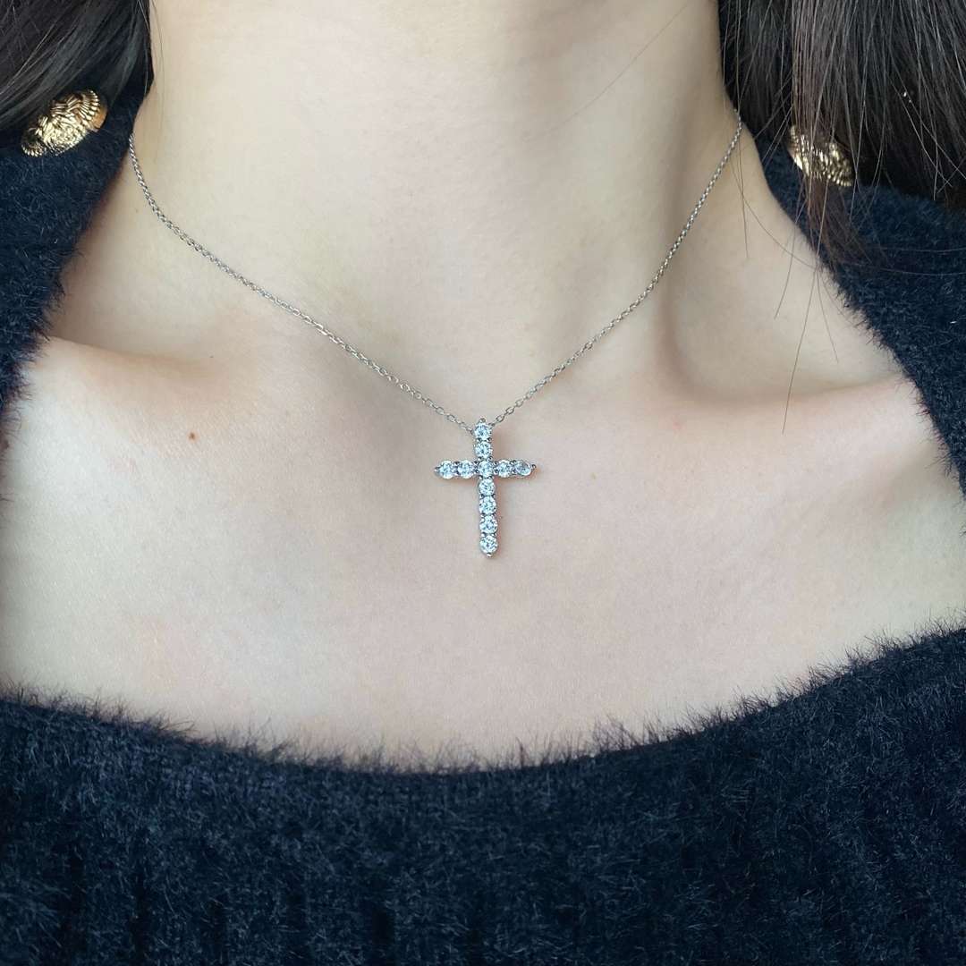 [Love More]Unique Cross Shape Necklace
