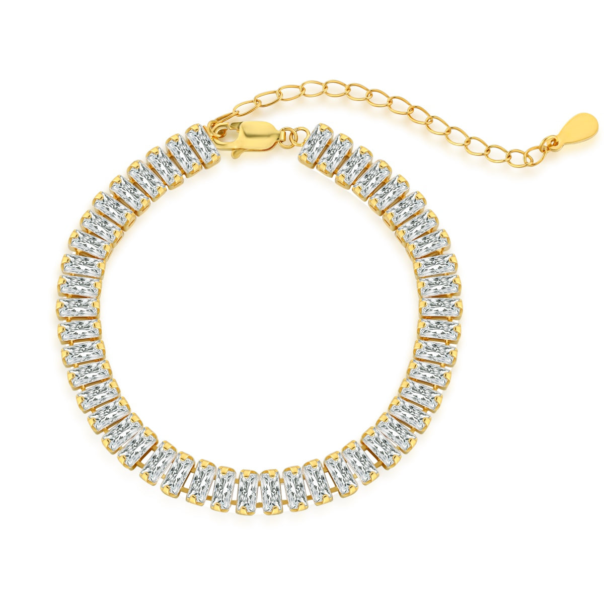 [Love More]Exquisite Emerald Cut Daily Bracelet