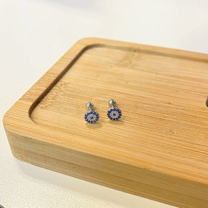 [Love More]Devil's Eye Ear Bone Nail Earrings