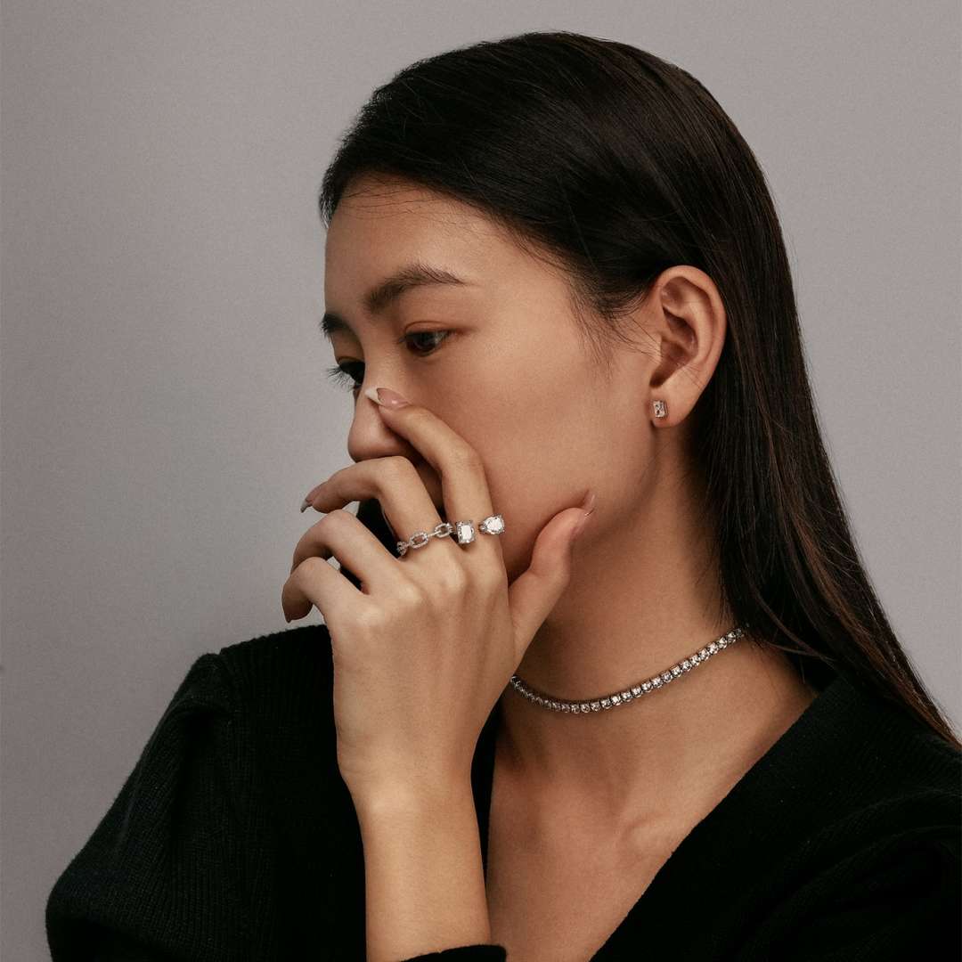 [Love More]Elegant Tennis Chain Necklace