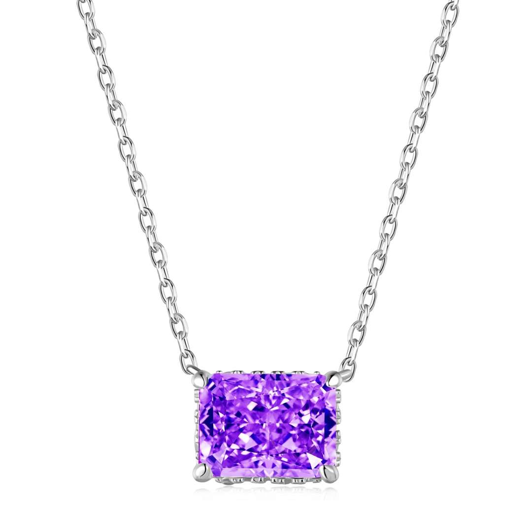 [Love More]Luxurious Square Shape Colorful Necalack