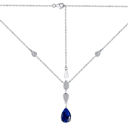 [Love More]Dazzling Pear Cut Necklace