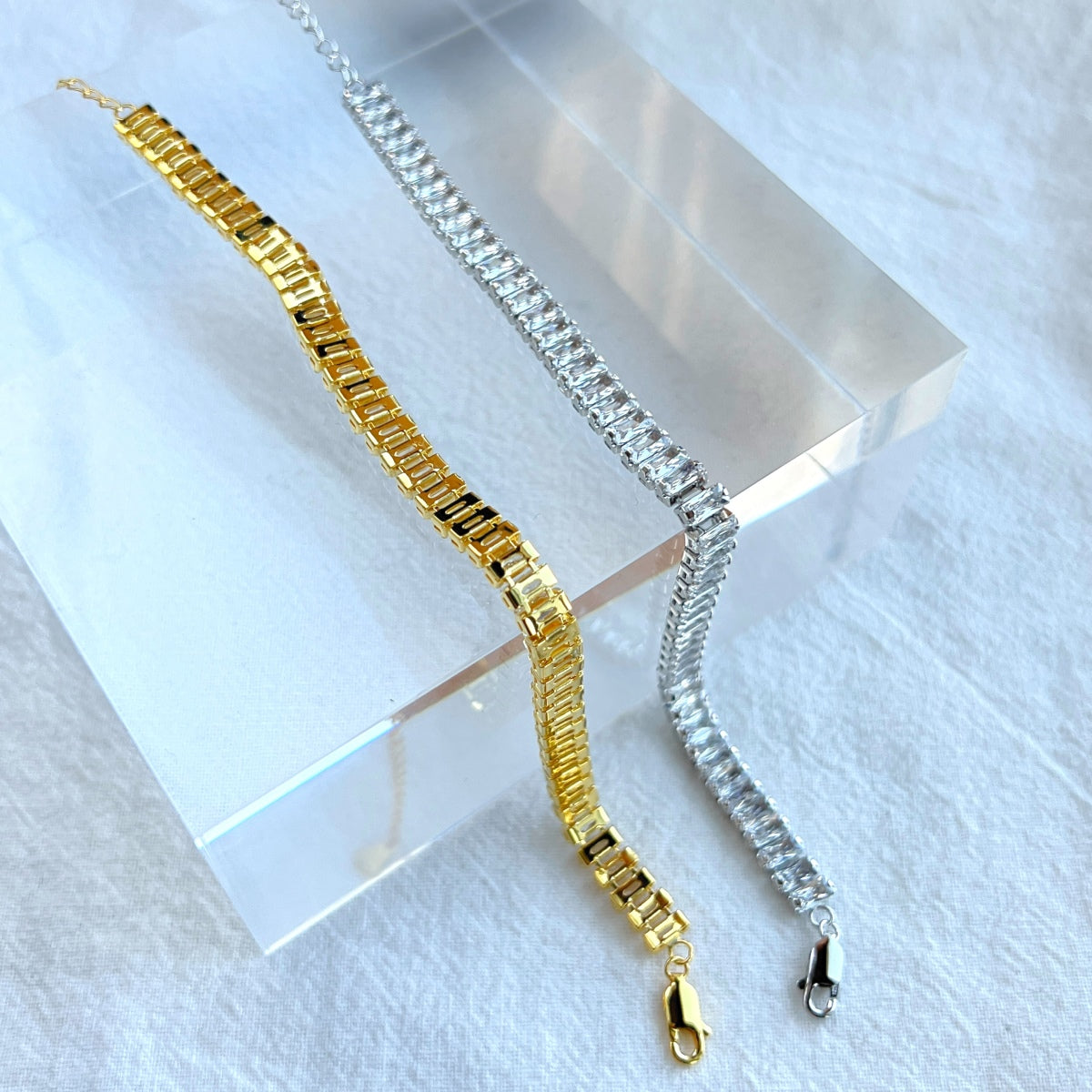 [Love More]Exquisite Emerald Cut Daily Bracelet