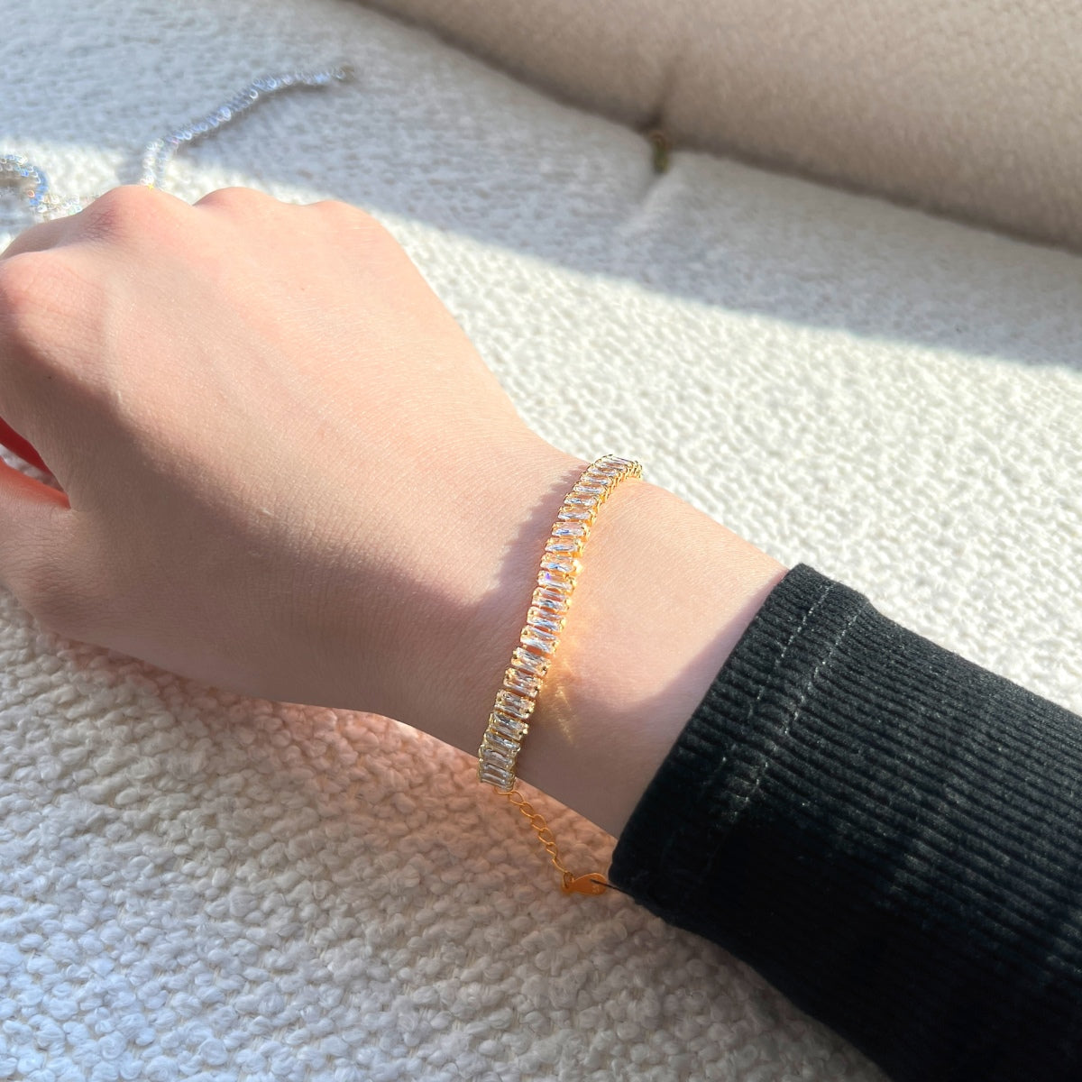 [Love More]Exquisite Emerald Cut Daily Bracelet