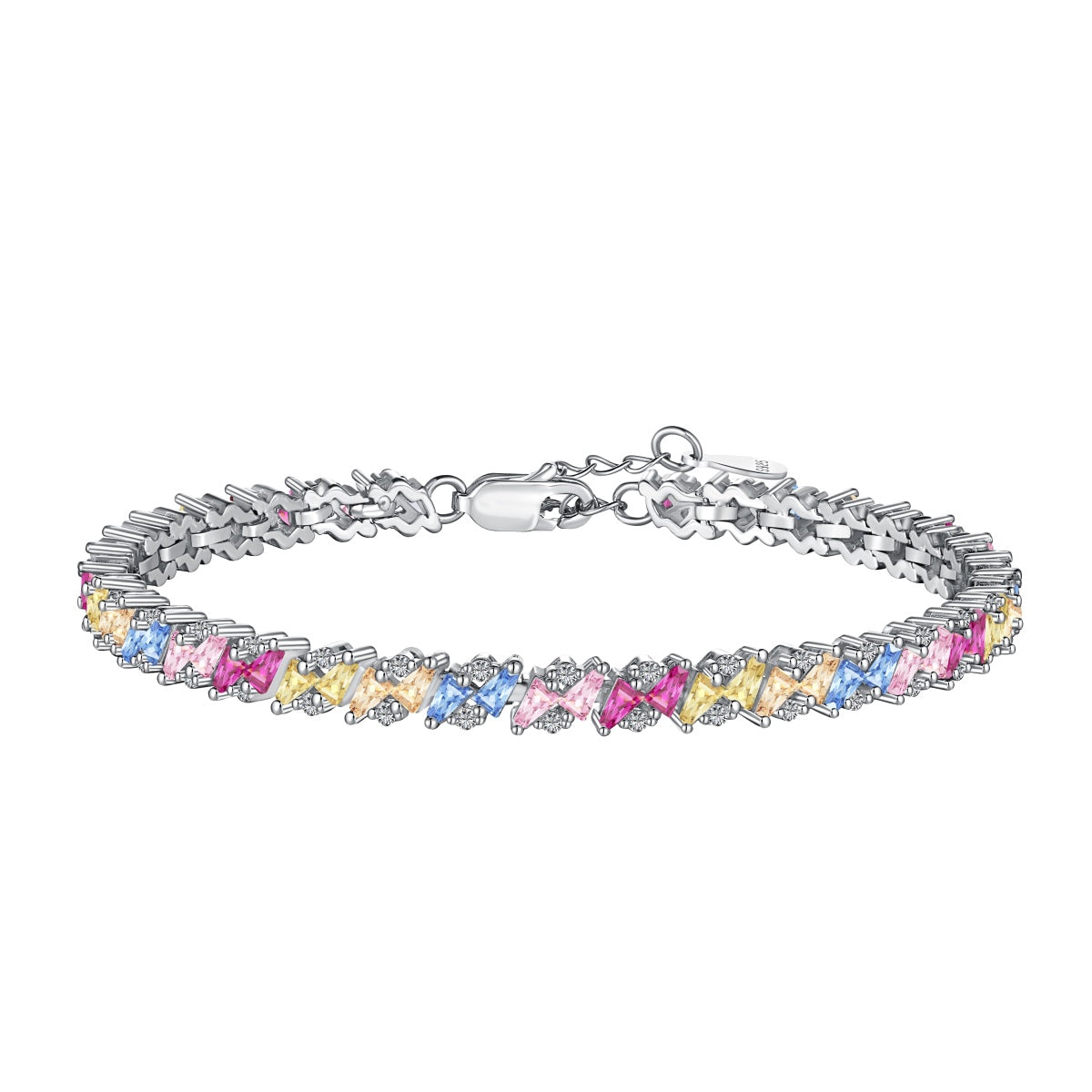 [Love More]Ornate Sparkling Multi Cut Party Bracelet