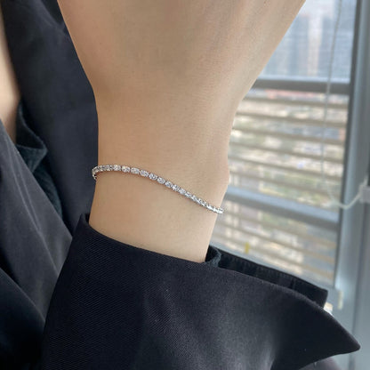 [Love More]Elegant Emerald Cut Daily Bracelet