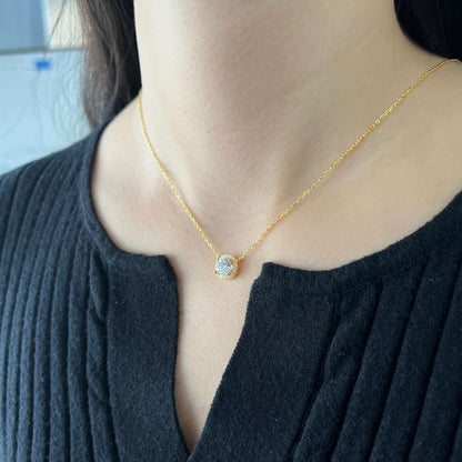 [Love More]Luxurious Round Cut Necklace