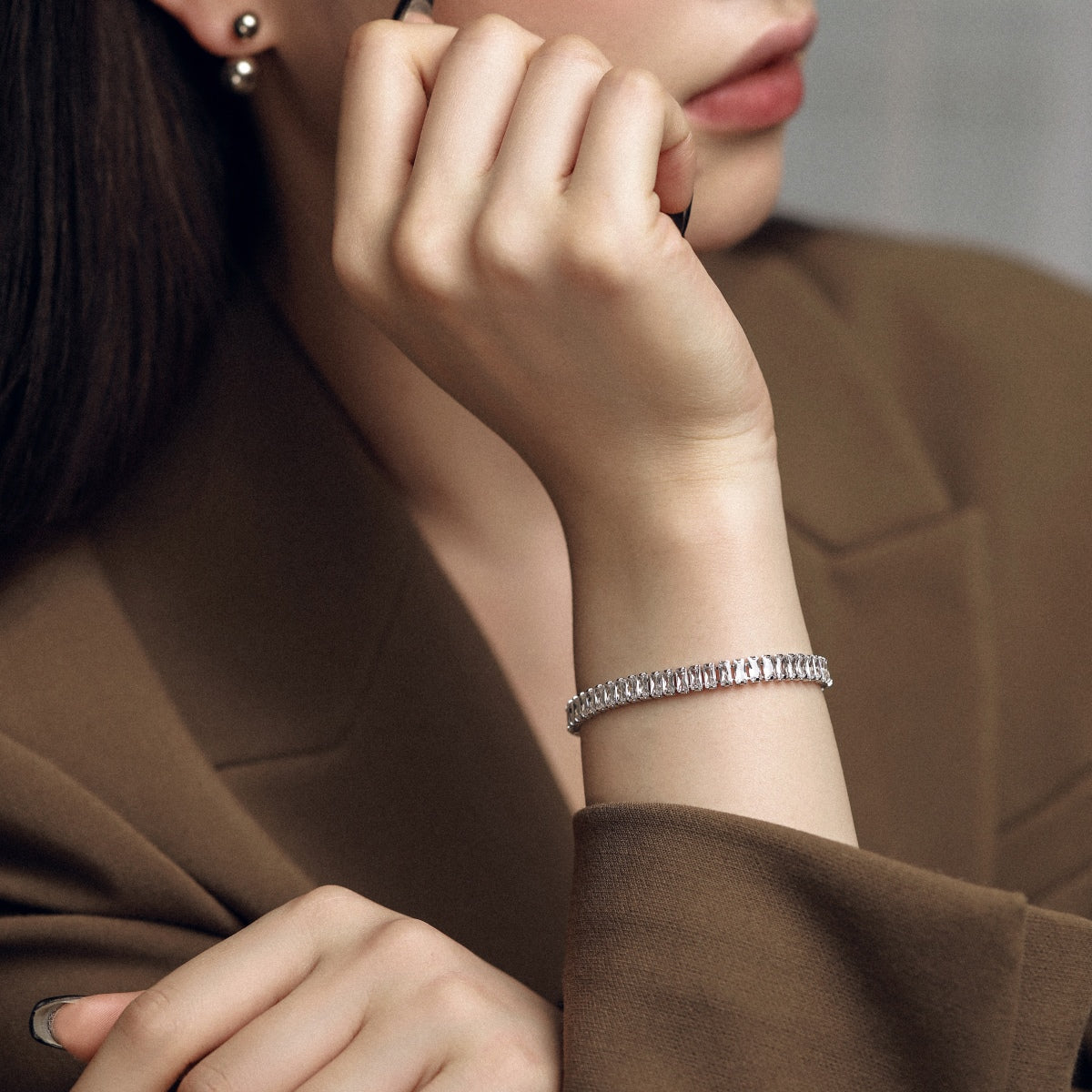 [Love More]Exquisite Emerald Cut Daily Bracelet