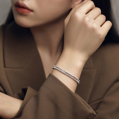 [Love More]Exquisite Emerald Cut Daily Bracelet