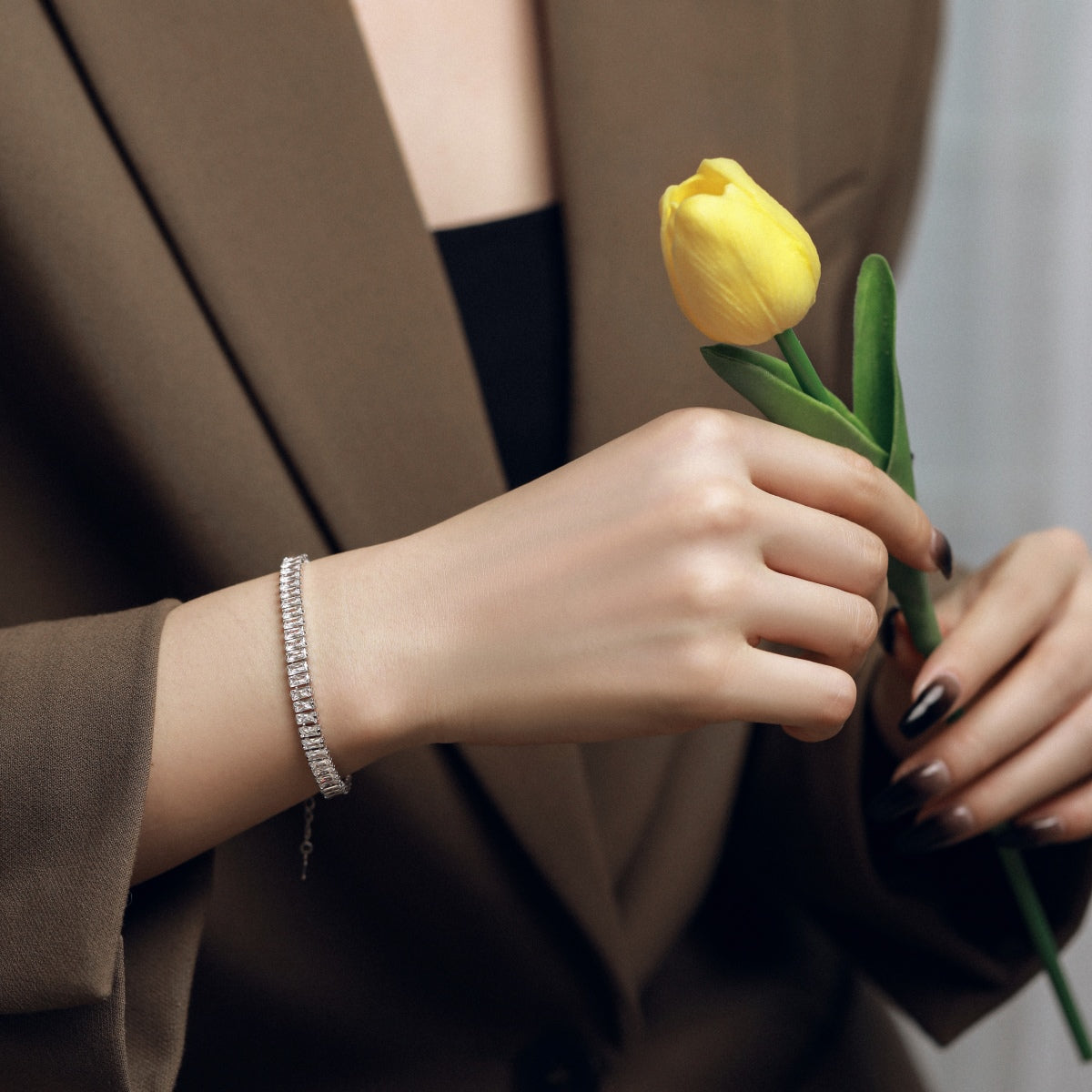 [Love More]Exquisite Emerald Cut Daily Bracelet