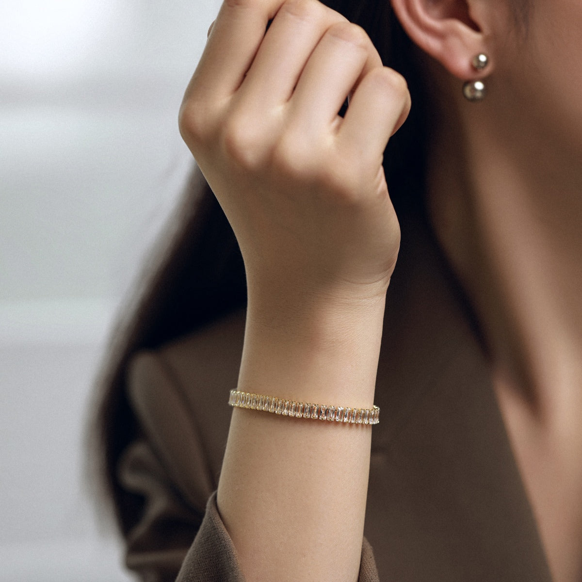 [Love More]Exquisite Emerald Cut Daily Bracelet