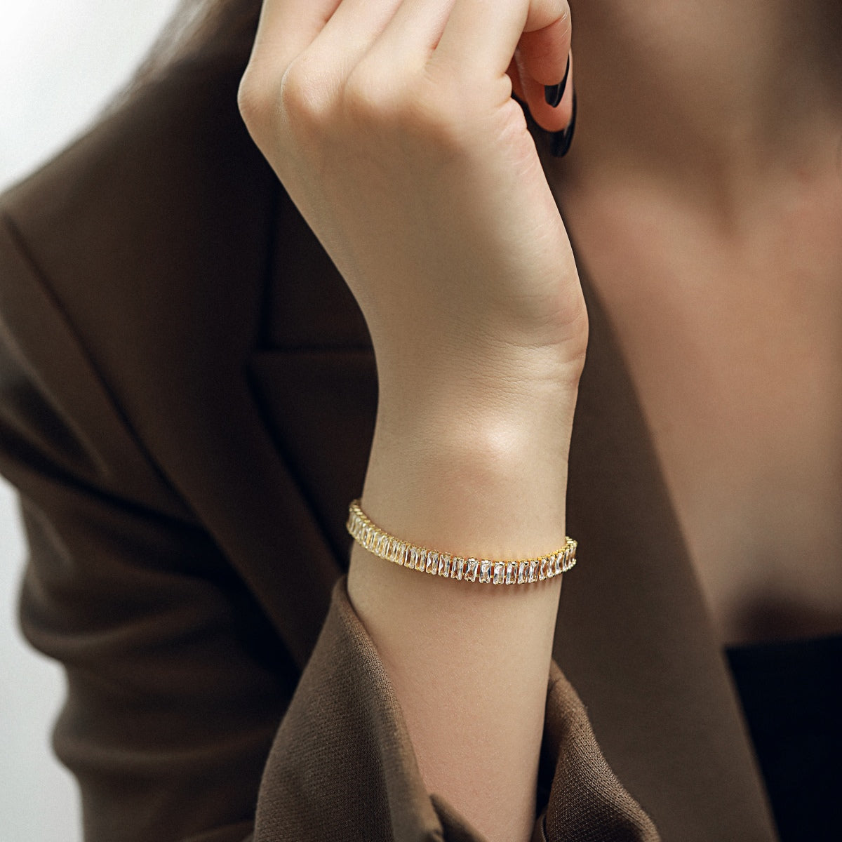 [Love More]Exquisite Emerald Cut Daily Bracelet