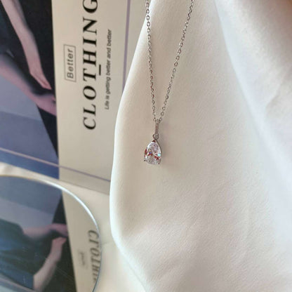 [Love More]Delicate Water Drop Shape Fashion Necklace