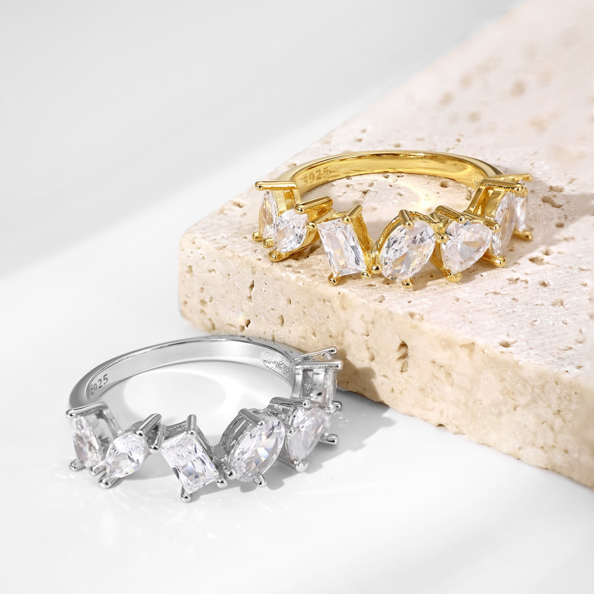 [Love More]Delicate Multi Cut Ring