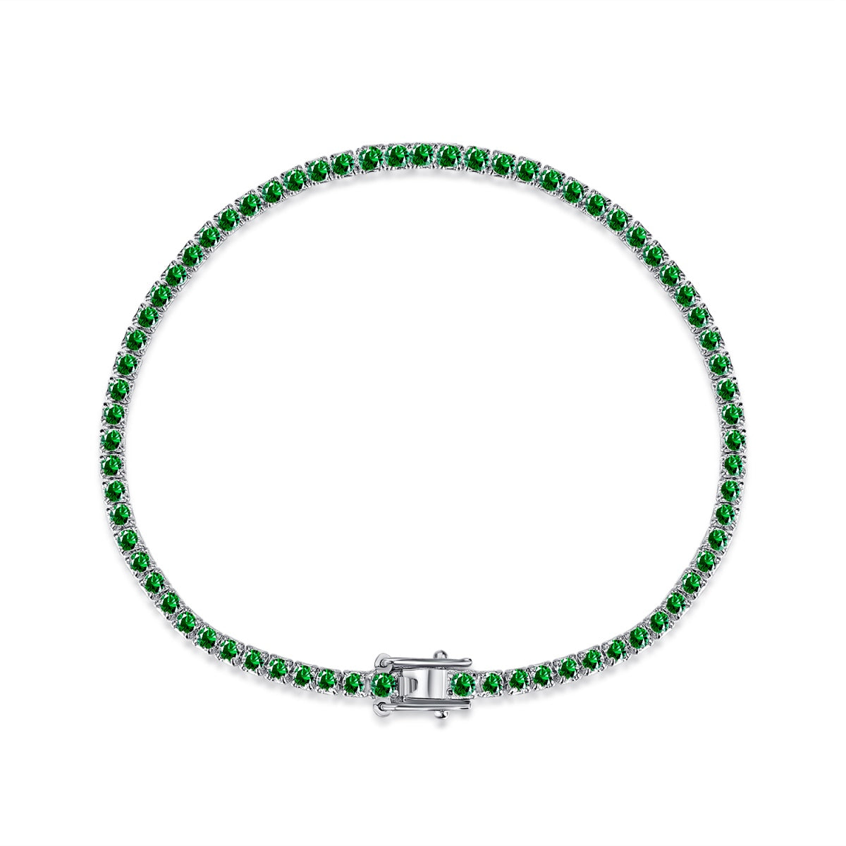 [Love More]Dazzling Colorful Round Cut Daily Bracelet