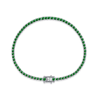 [Love More]Dazzling Colorful Round Cut Daily Bracelet