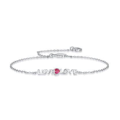 [Love More]Romantic Heart Shape Lover Bracelet