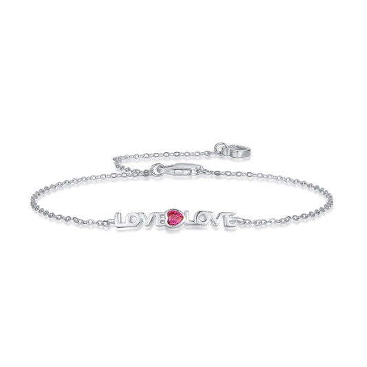 [Love More]Romantic Heart Shape Lover Bracelet