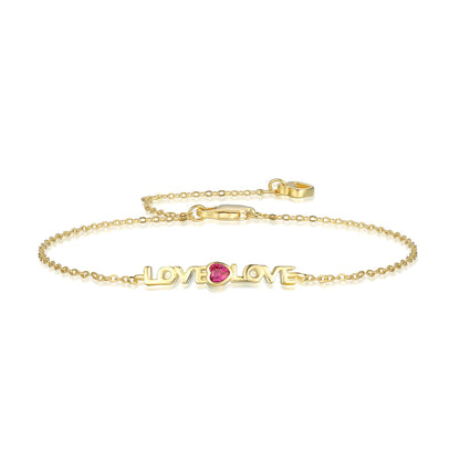 [Love More]Romantic Heart Shape Lover Bracelet