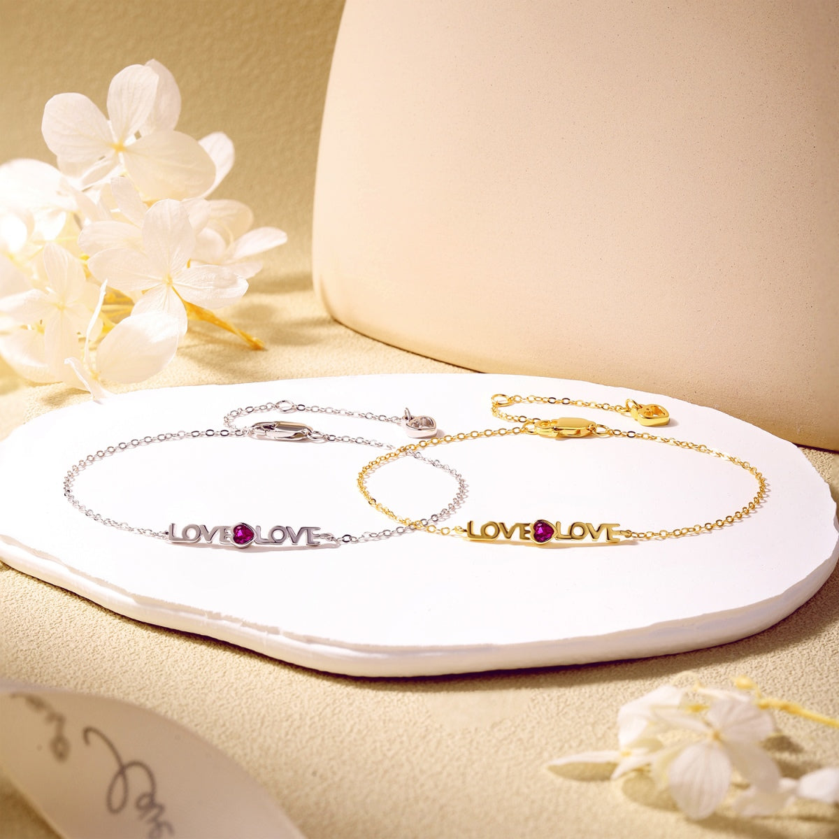 [Love More]Romantic Heart Shape Lover Bracelet