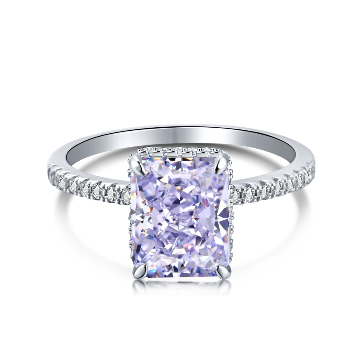 [Love More]4.0 Carat Luxurious Engagement Ring