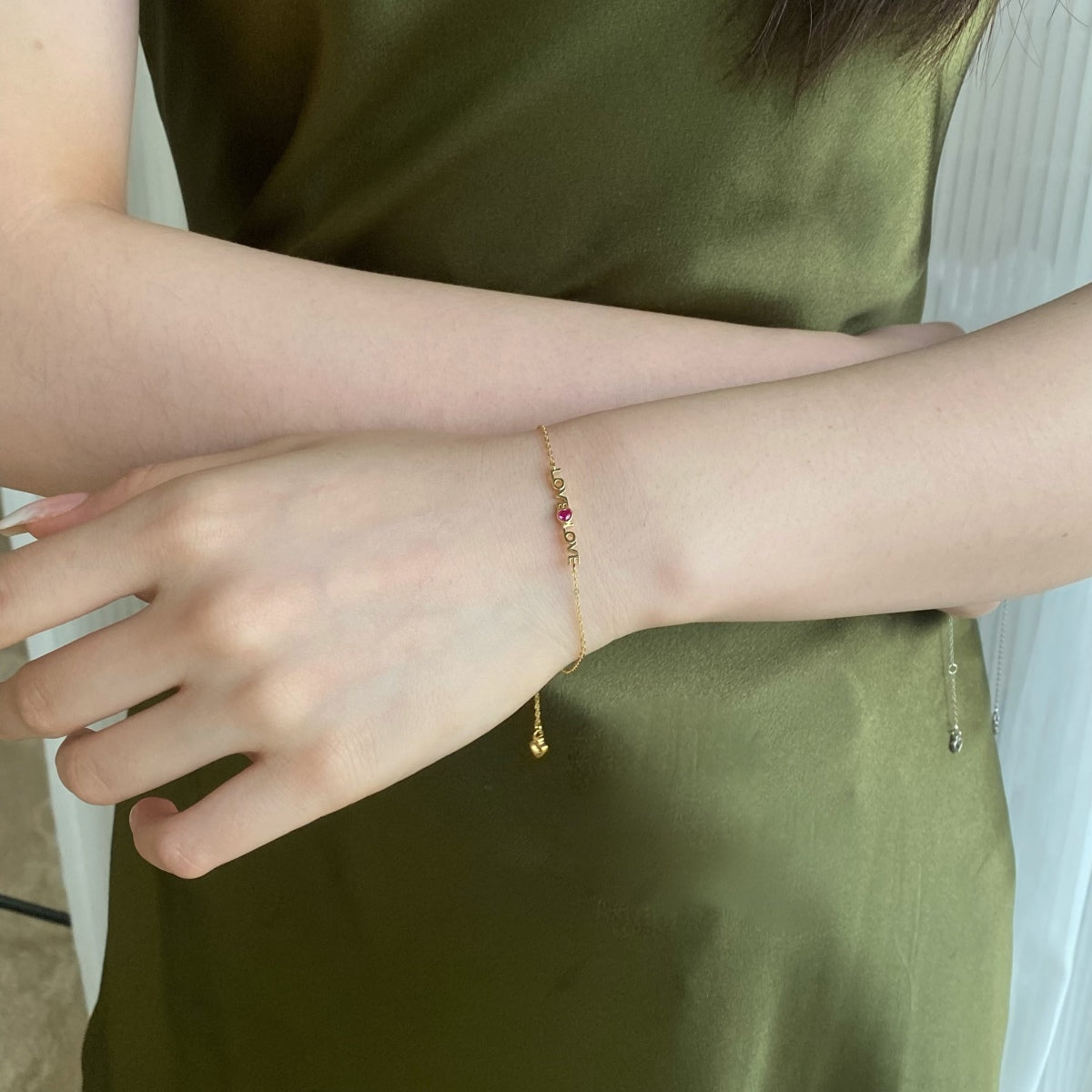 [Love More]Romantic Heart Shape Lover Bracelet
