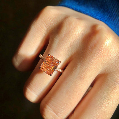 [Love More]4.0 Carat Luxurious Engagement Ring