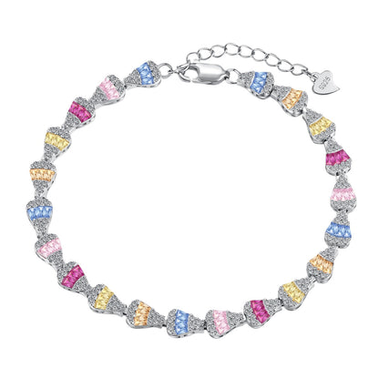 [Love More]Radiant Water Drop Shape Daily Bracelet