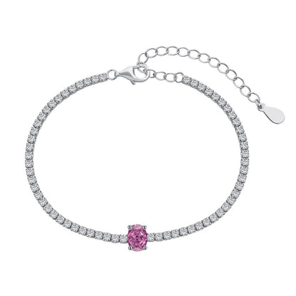 [Love More]0.75 Carat Exquisite Oval Cut Daily Bracelet