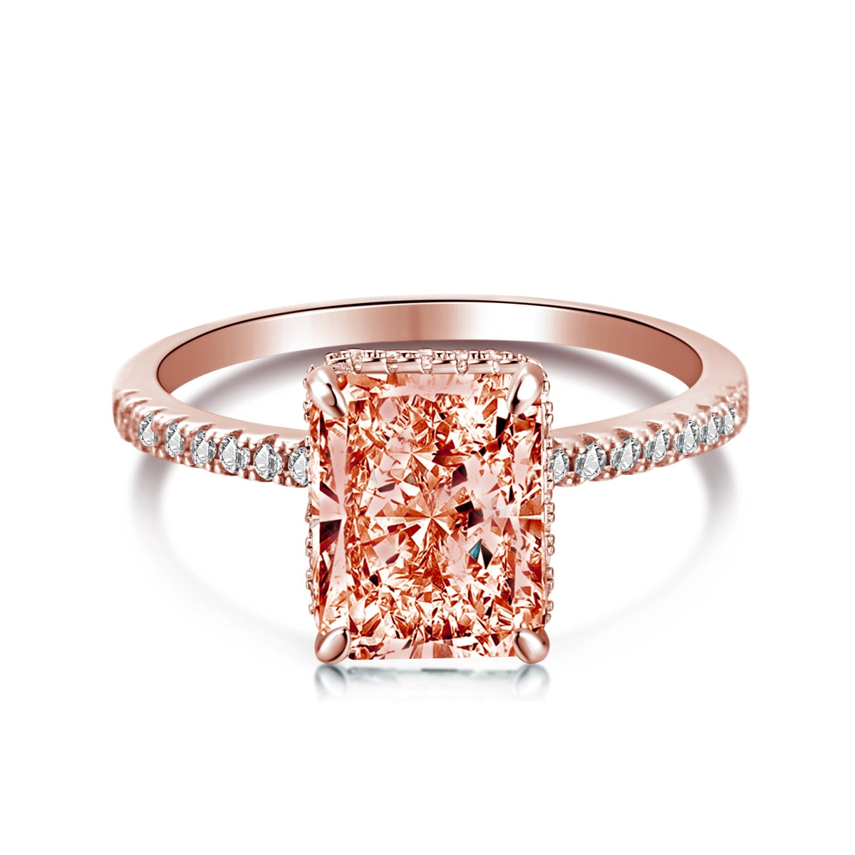 [Love More]4.0 Carat Luxurious Engagement Ring