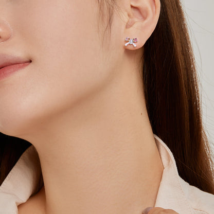 [Love More]Ornate Butterfly Shape Daily Earrings