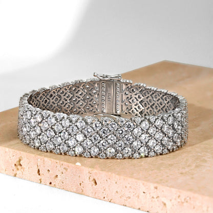 [Love More]Ornate Elegant Round Cut Party Bracelet