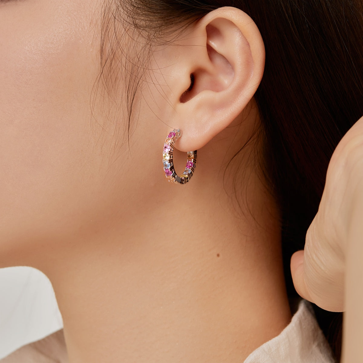 [Love More]Unique Round Cut Daily Earrings