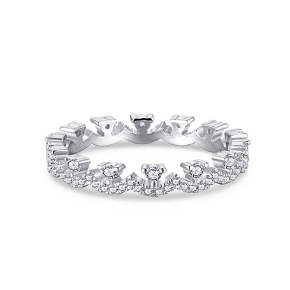 [Love More]Elegant Resplendent Round Shape Party Ring