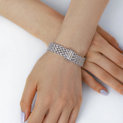 [Love More]Ornate Elegant Round Cut Party Bracelet