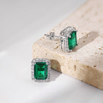 [Love More]Luxurious Dainty Emerald Cut Banquet Earrings