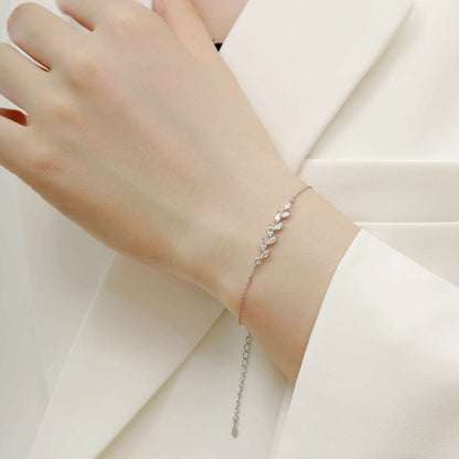 [Love More]Elegant Wheat Leaves Shape Bracelet