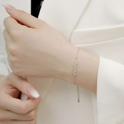 [Love More]Elegant Wheat Leaves Shape Bracelet