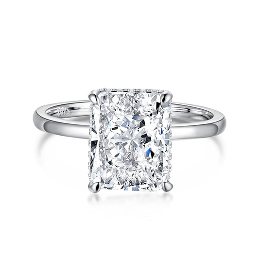 [Love More]4.0 Carat Ornate Enchanting Radiand Cut Banquet Ring