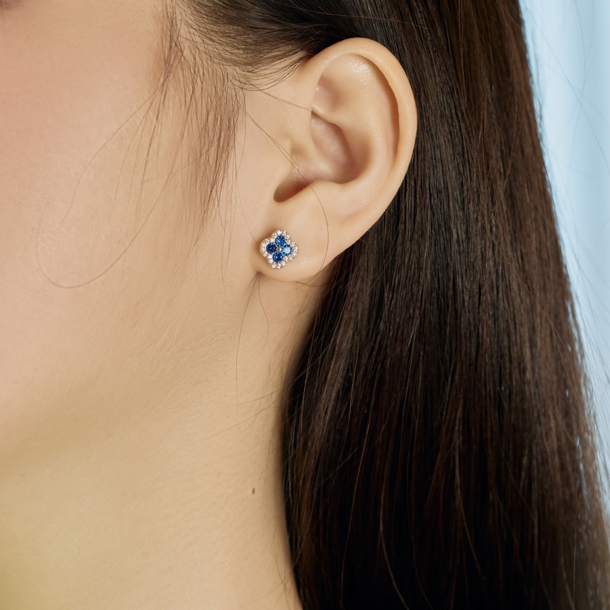 [Love More]Four-Leaf Clover Flower Shaped Earrings