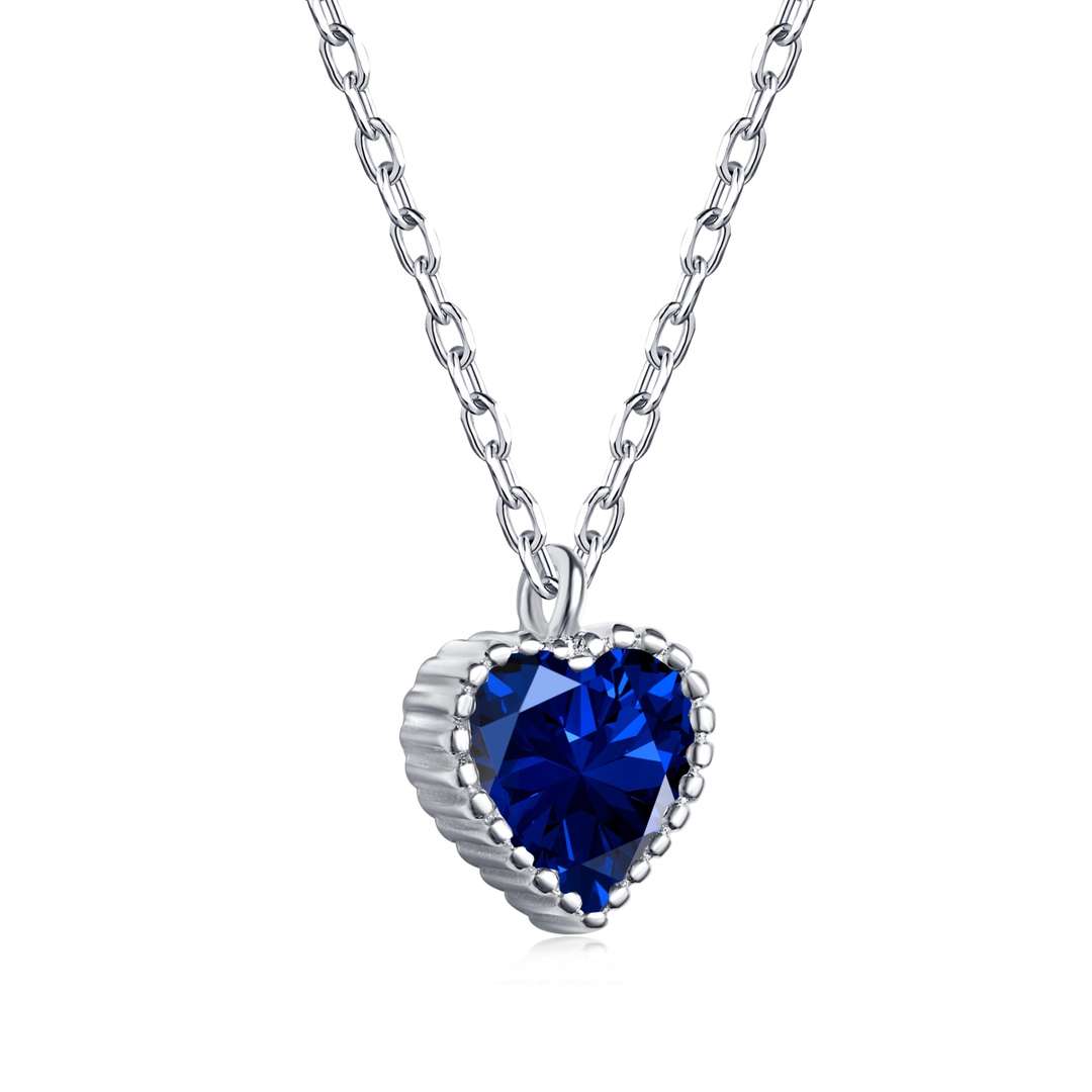 [Love More]Ornate Heart Shape Necklace