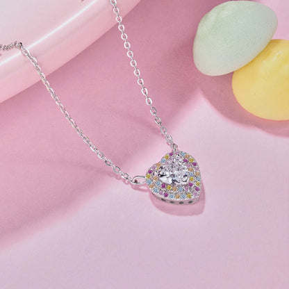 [Love More]Exquisite Heart Shape Necklace