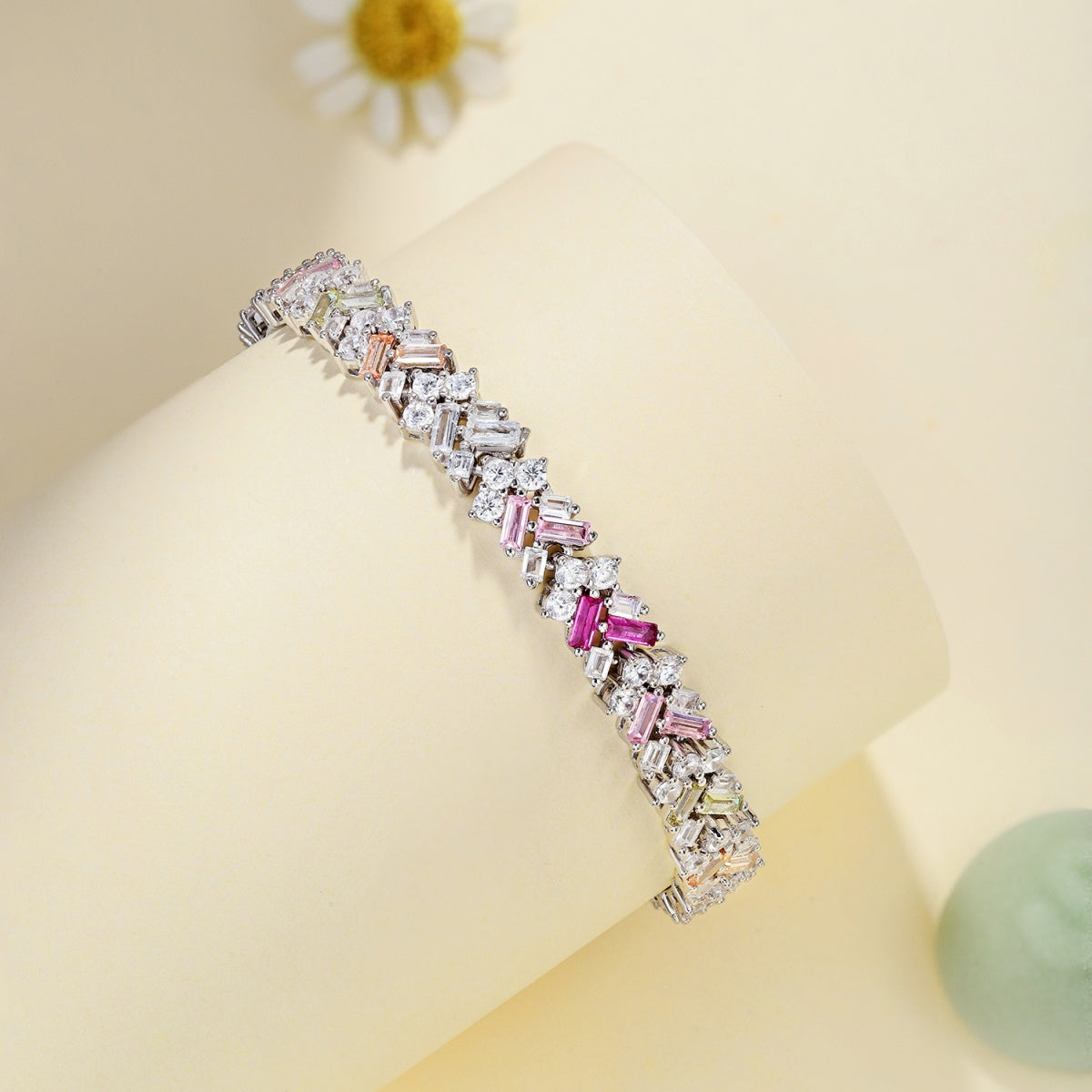 [Love More]Dazzling Unique Multi Shape Daily Bracelet