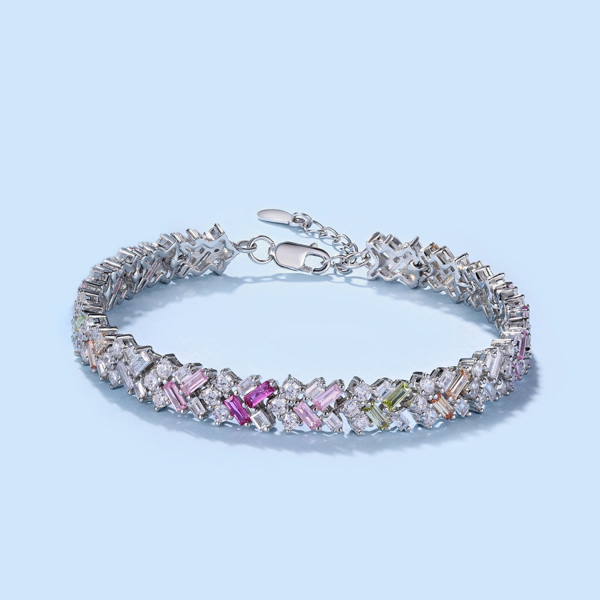 [Love More]Dazzling Unique Multi Shape Daily Bracelet